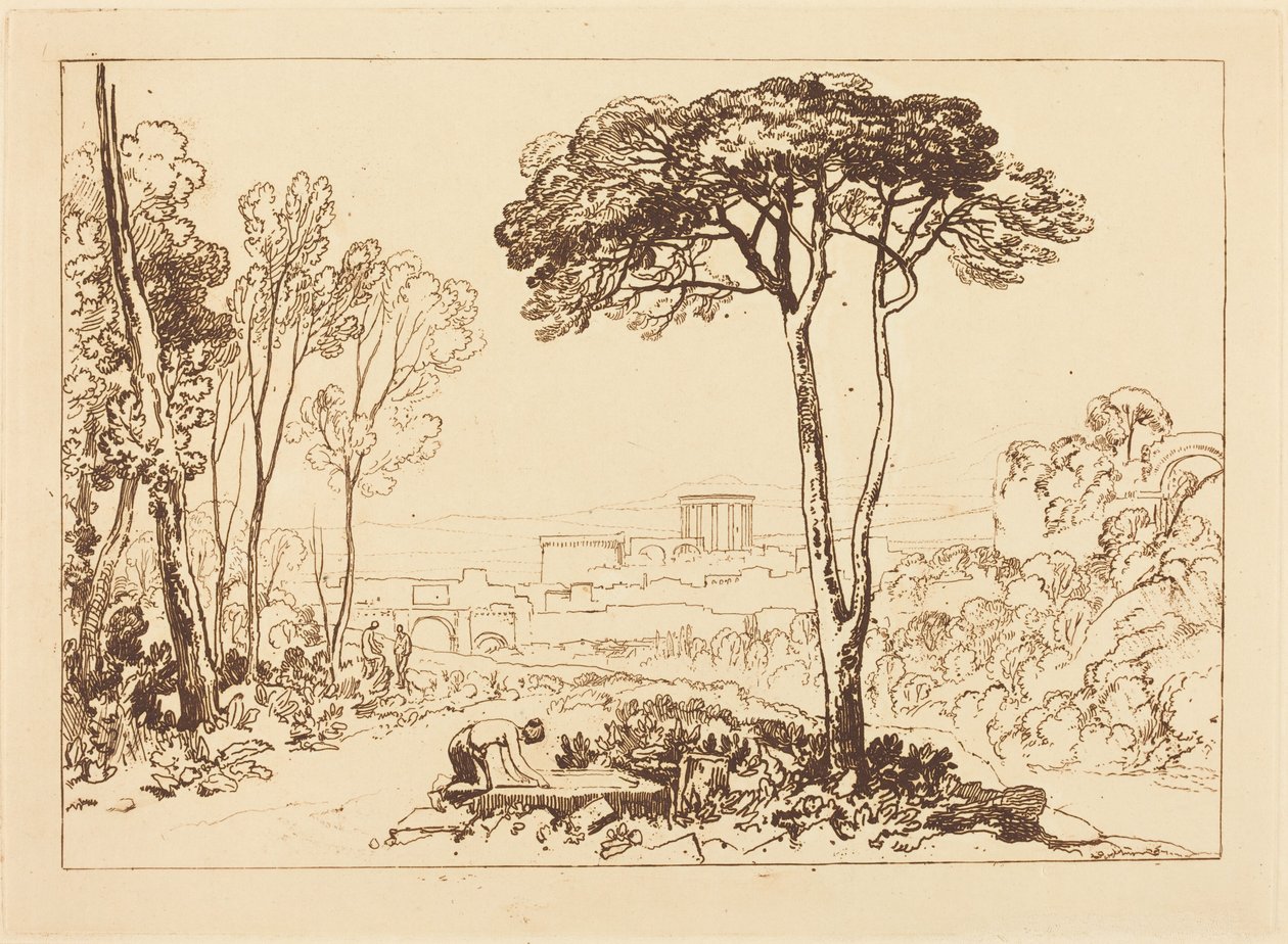 Scen i Campagnan av Joseph Mallord William Turner