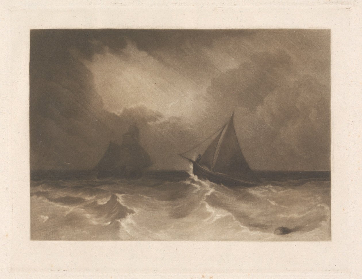 Fartyg och kutter av Joseph Mallord William Turner