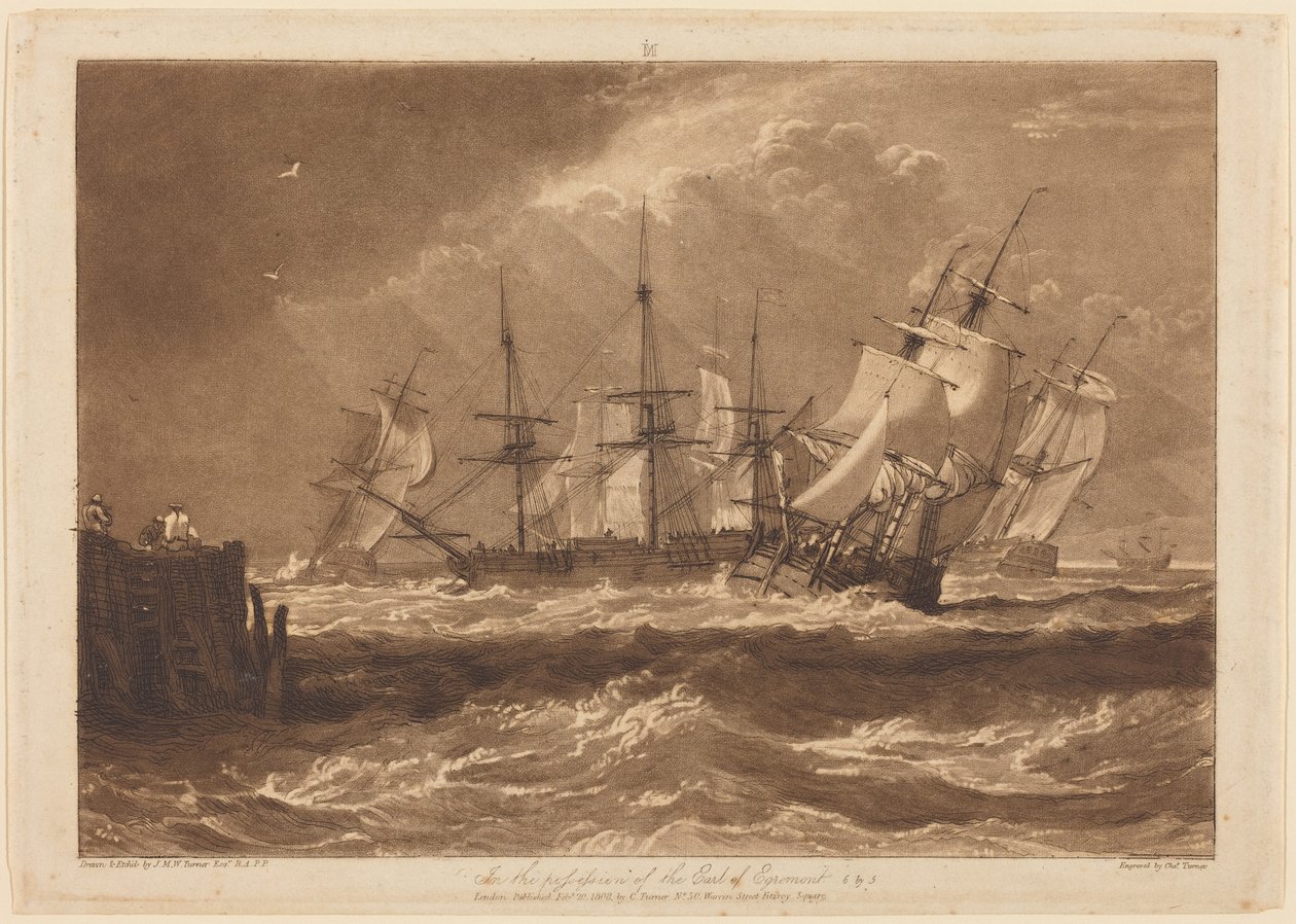 Levereras på nolltid av Joseph Mallord William Turner