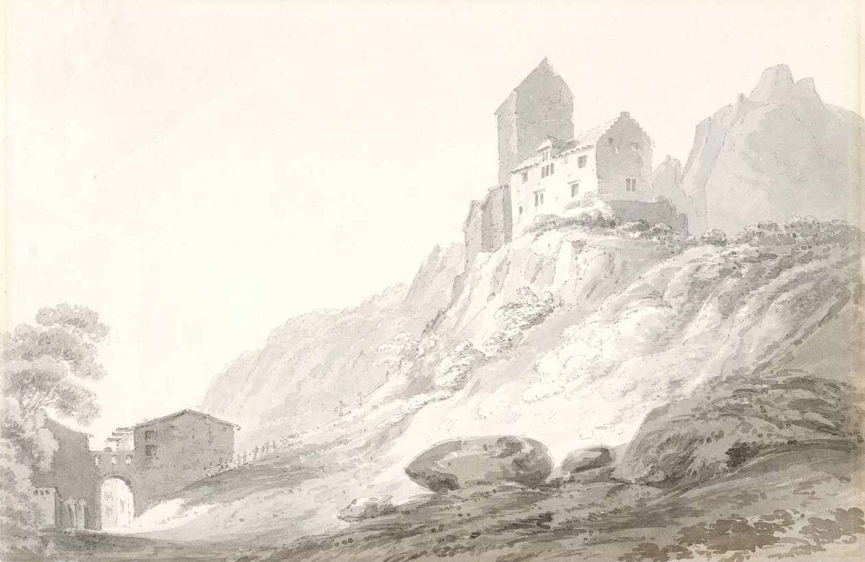 Södra porten till Sargans av Joseph Mallord William Turner