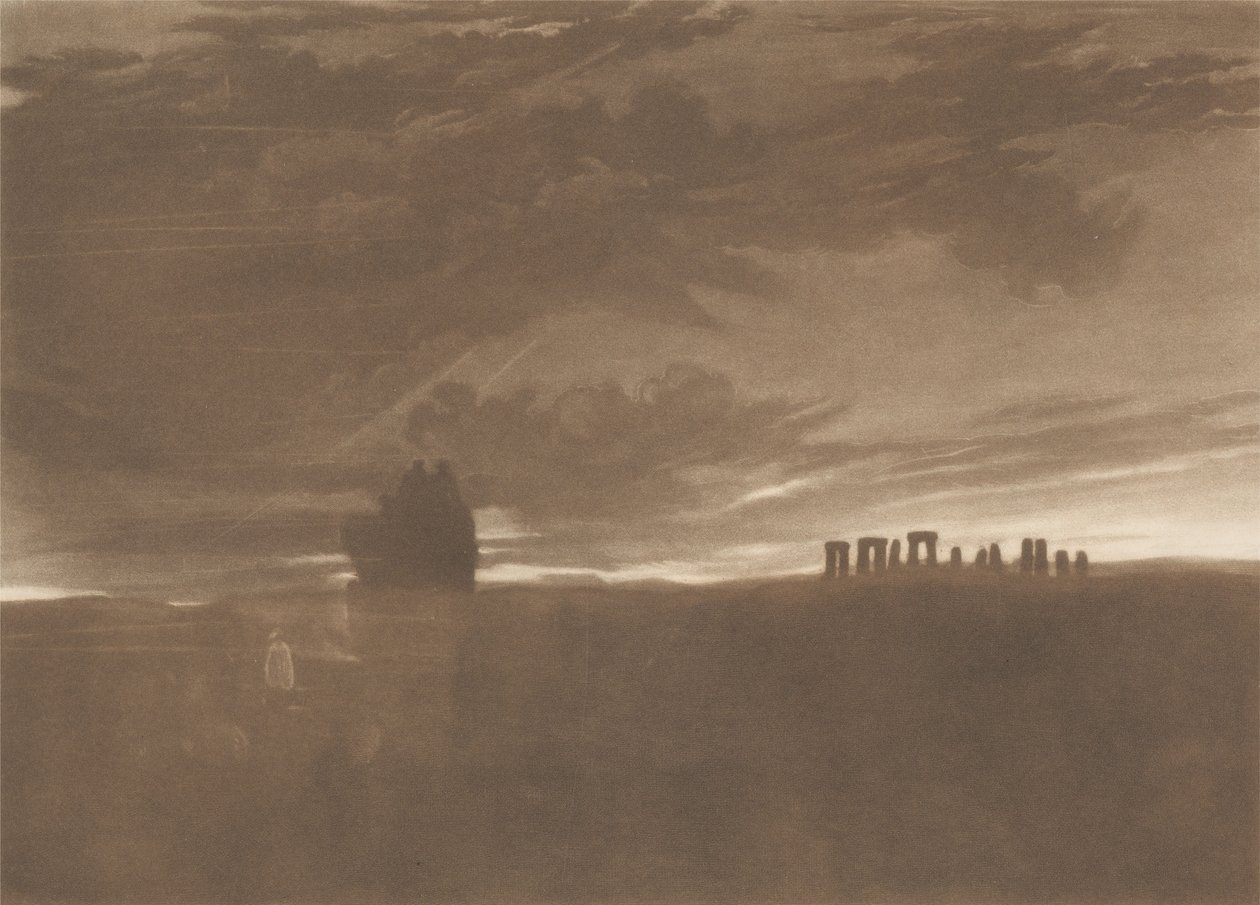 Stonehenge i gryningen av Joseph Mallord William Turner