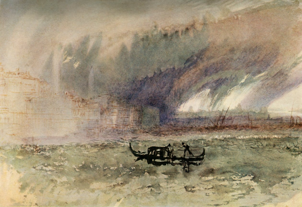 Storm på lagunerna, c1830, 1934. av Joseph Mallord William Turner