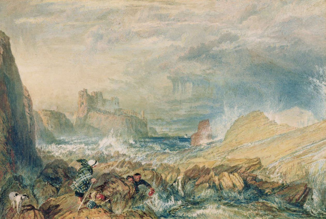 Tantallon slott av Joseph Mallord William Turner