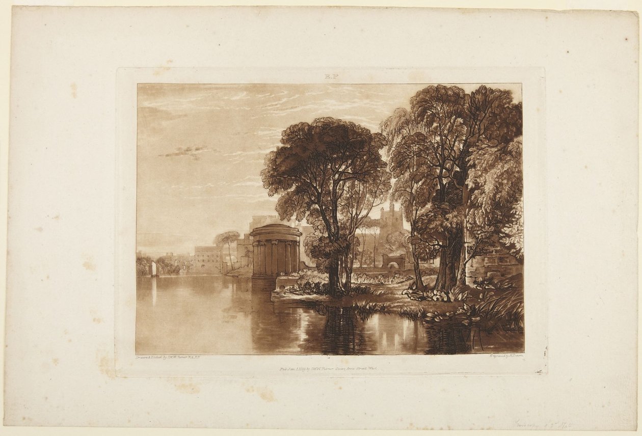 Alkoven, Isleworth av Joseph Mallord William Turner
