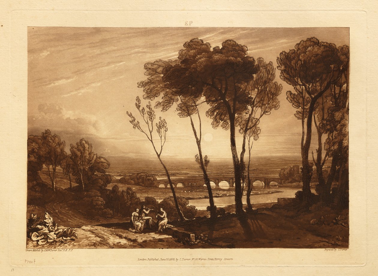 Bron i mellanavstånd av Joseph Mallord William Turner