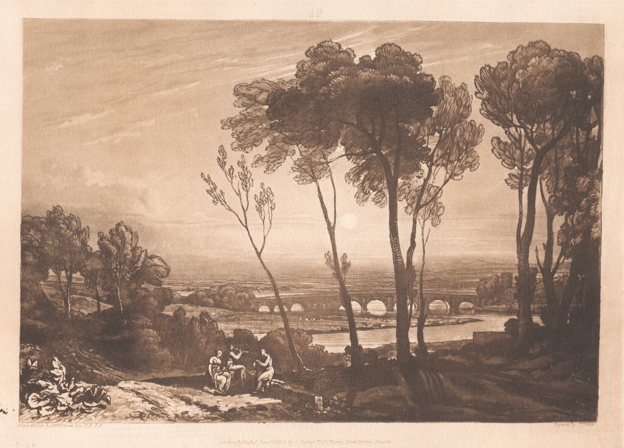 Bron på mellanavstånd av Joseph Mallord William Turner