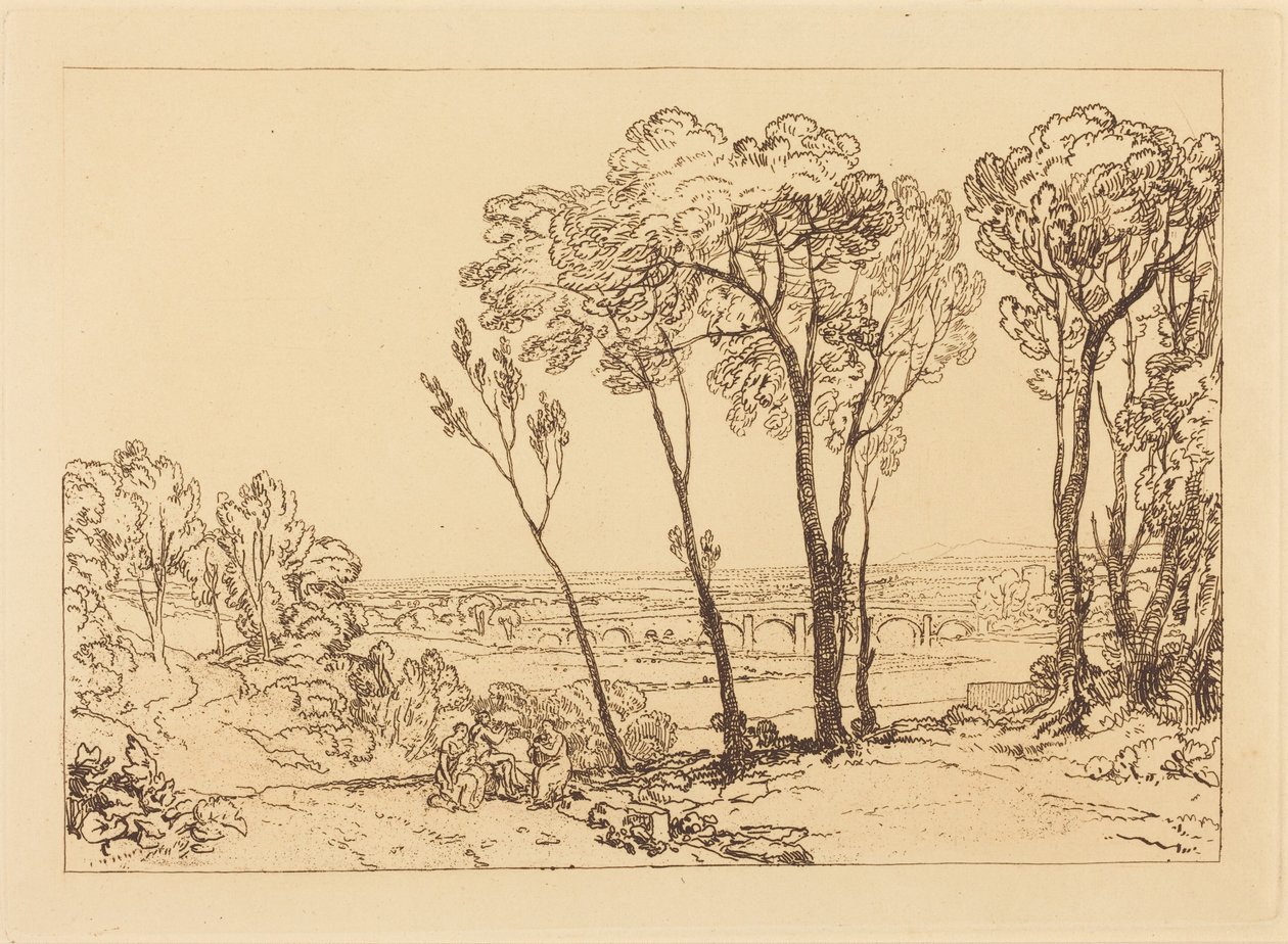 Bron på mellanavstånd av Joseph Mallord William Turner