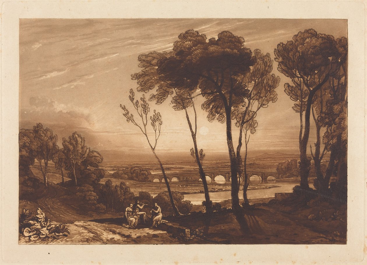 Bron på mellanavstånd av Joseph Mallord William Turner