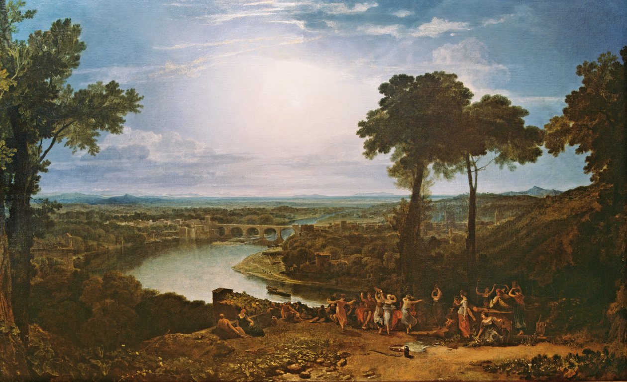 Festivalen för öppningen av årgången, Macon av Joseph Mallord William Turner