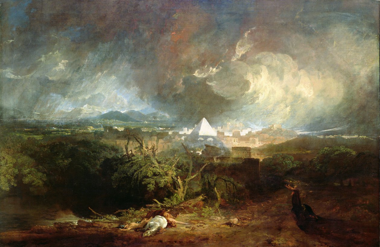 Egyptens femte plåga (olja på duk) av Joseph Mallord William Turner