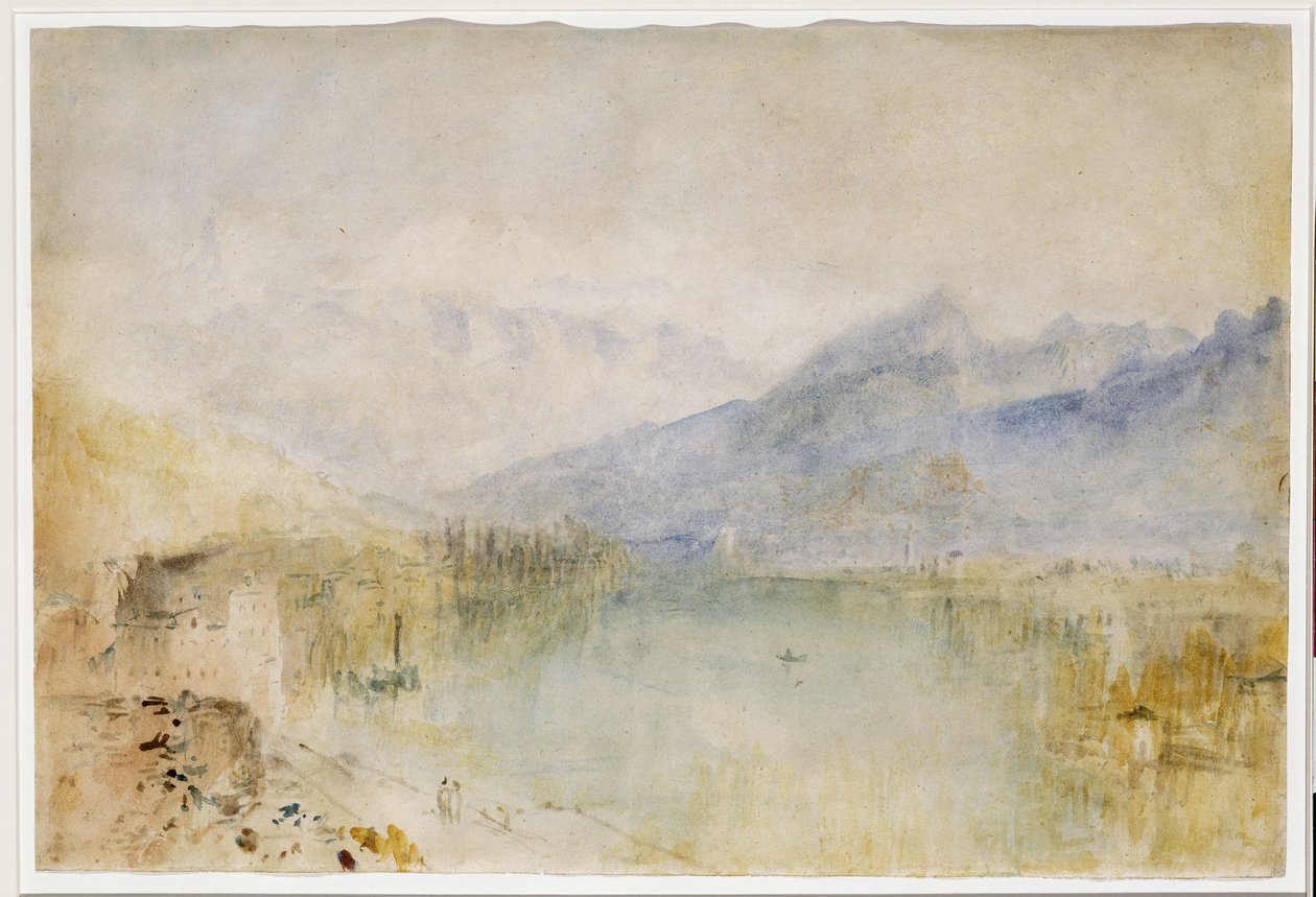 Thunsjön, ca 1844 av Joseph Mallord William Turner