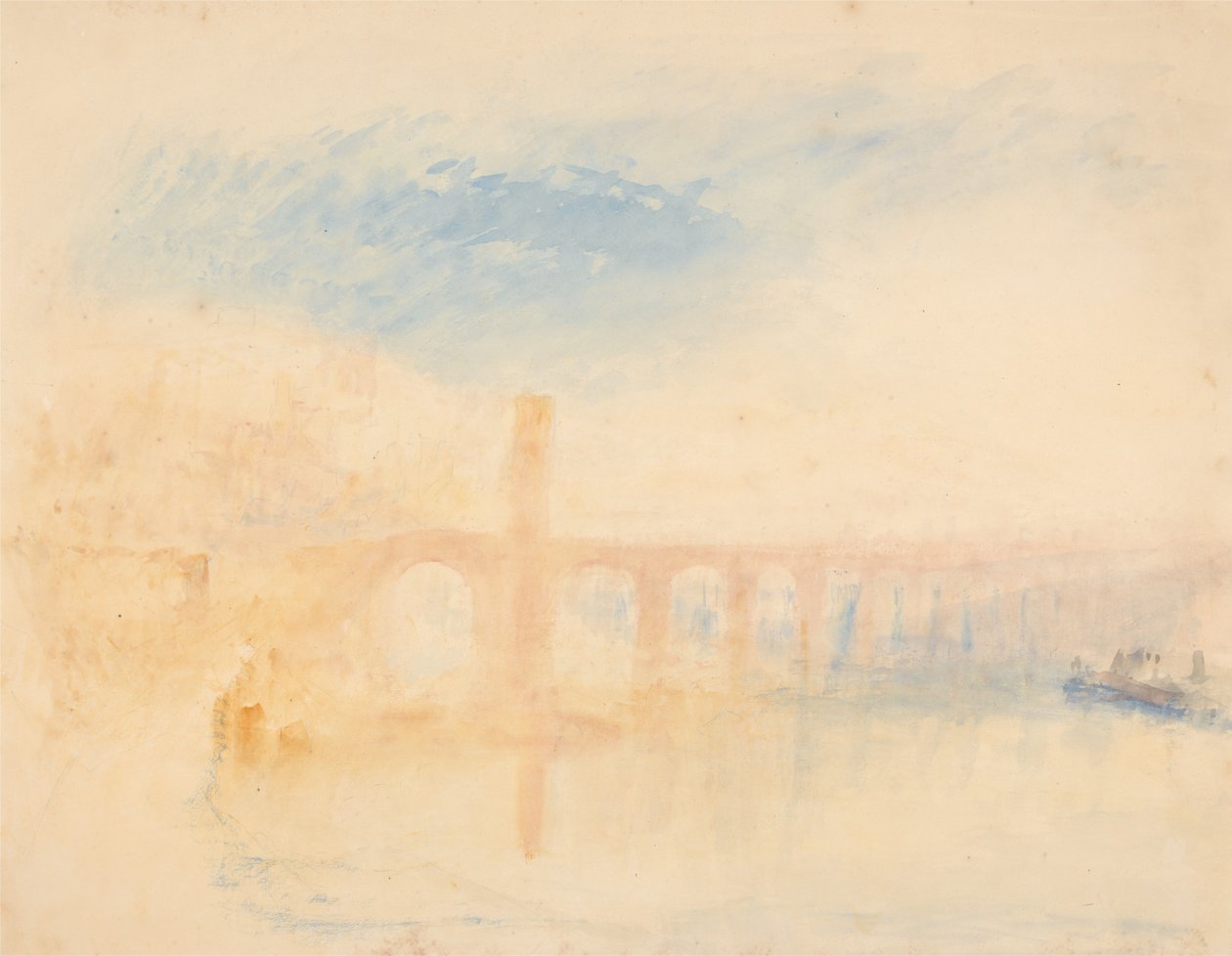 Moselbron, Koblenz av Joseph Mallord William Turner