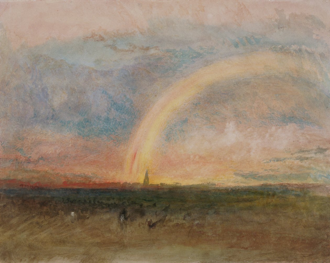 Regnbågen, ca 1835 (akvarell på papper) av Joseph Mallord William Turner