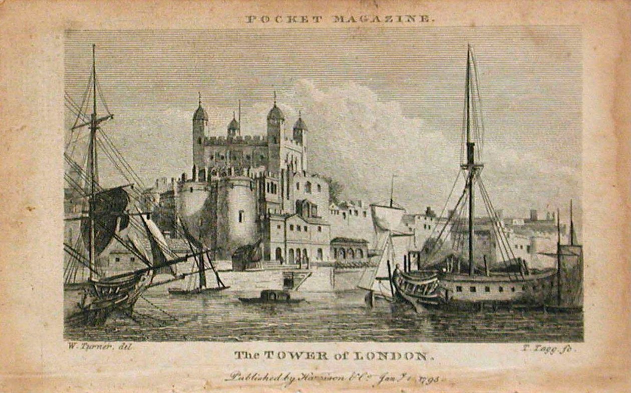 Towern i London av Joseph Mallord William Turner