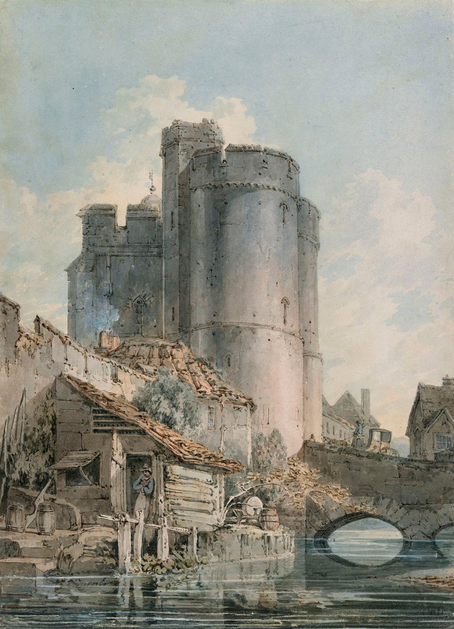 West Gate, Canterbury, Kent av Joseph Mallord William Turner
