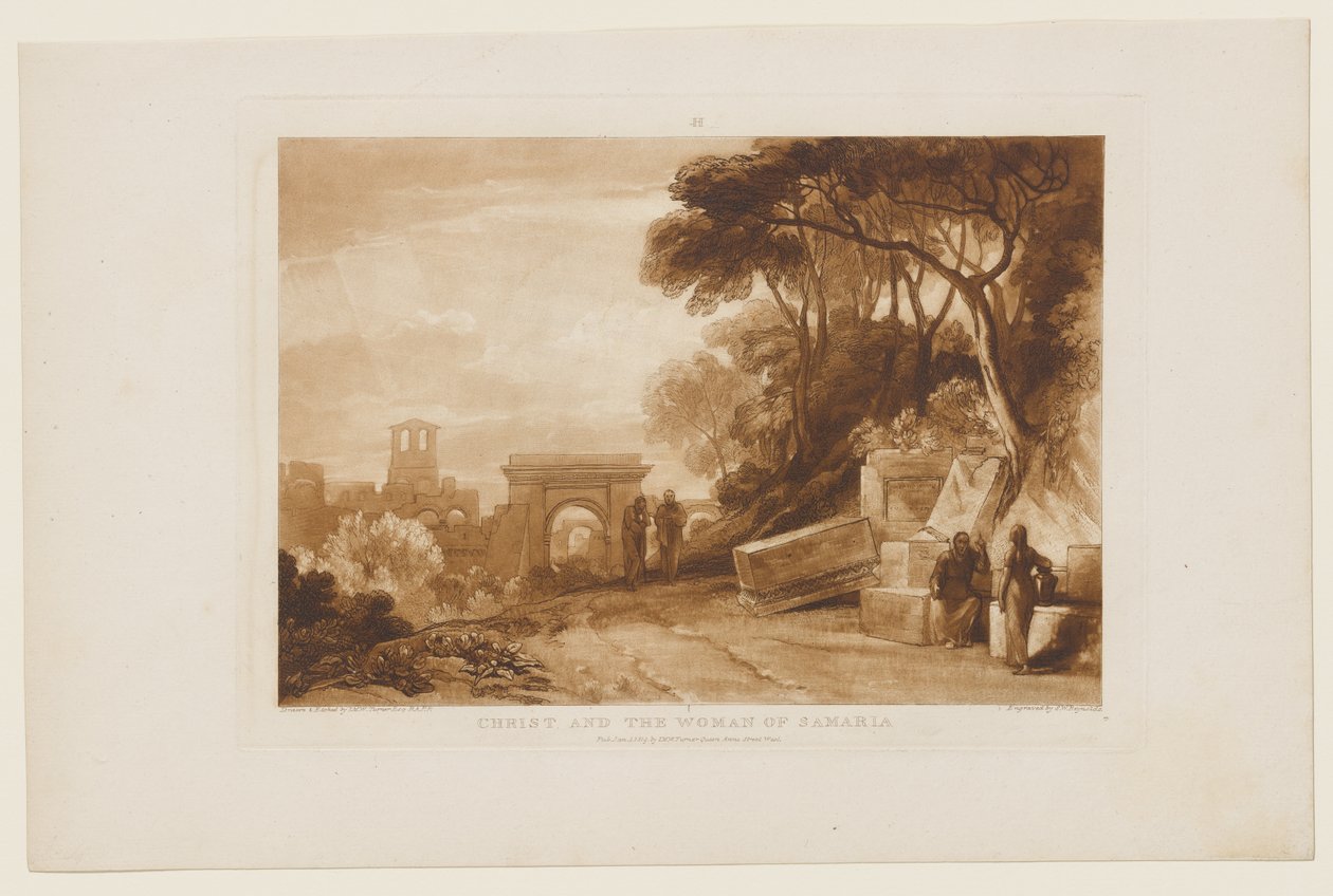 Den samariska kvinnan av Joseph Mallord William Turner