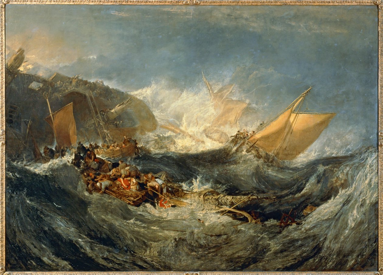 Vraket av ett transportfartyg ... (målning på duk) av Joseph Mallord William Turner