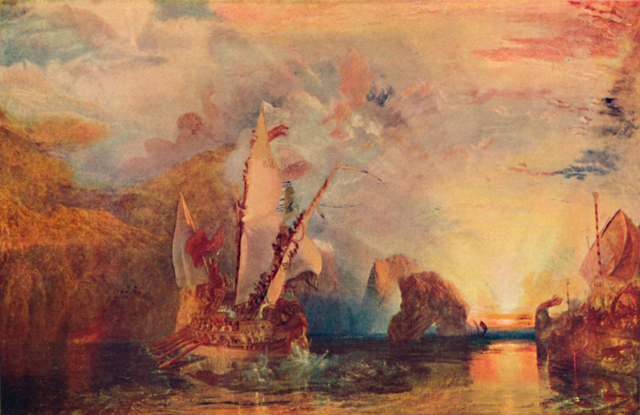 Ulysses hånade Polyphemus, 1829, 1904 av Joseph Mallord William Turner