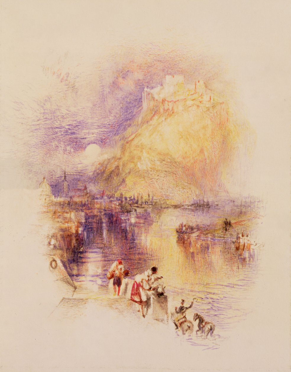 Utan titel (färgpenna på papper) av Joseph Mallord William Turner