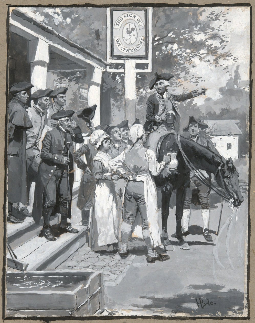Övre Reichenbachfallet: regnbåge av Joseph Mallord William Turner