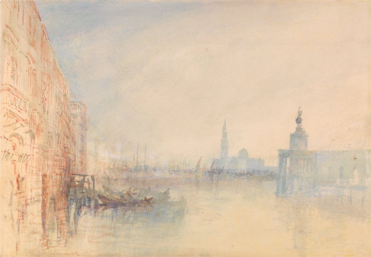 Venedig, Canal Grandes mynning av Joseph Mallord William Turner