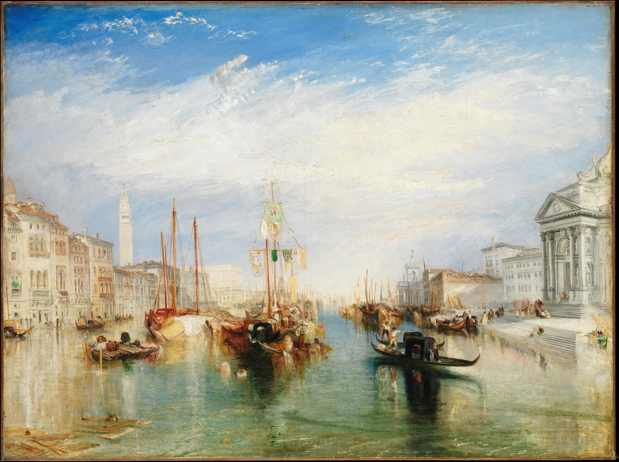 Venedig, från verandan vid Madonna della Salute av Joseph Mallord William Turner