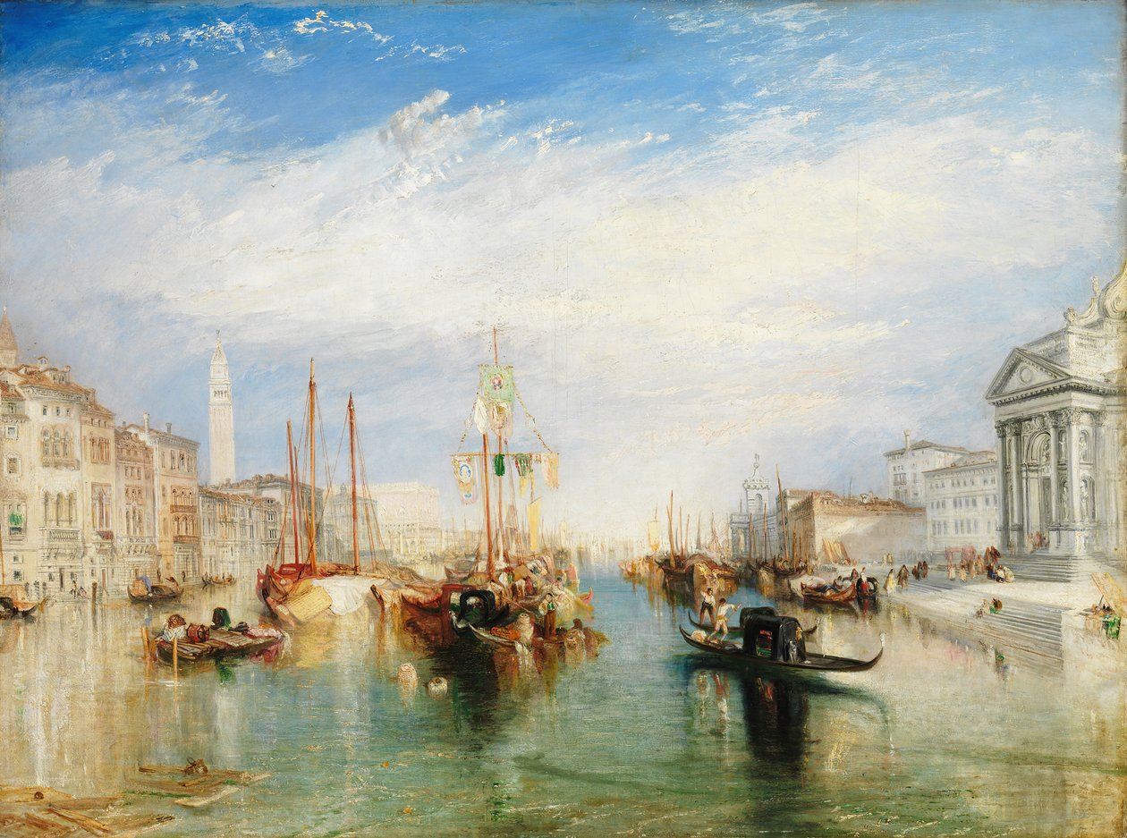 Venedig, från verandan i Madonna della Salute, ca. 1835. av Joseph Mallord William Turner