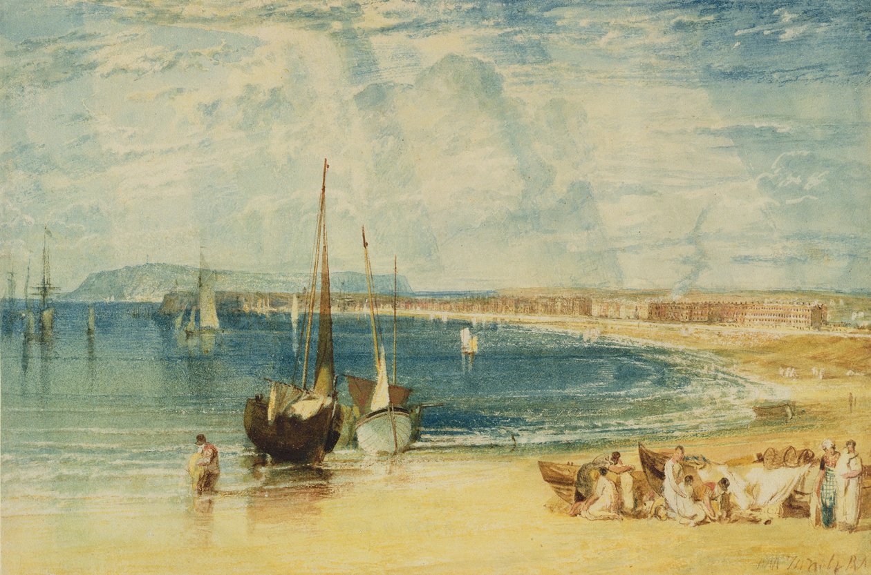 Weymouth, ca 1811 (akvarell på papper) av Joseph Mallord William Turner