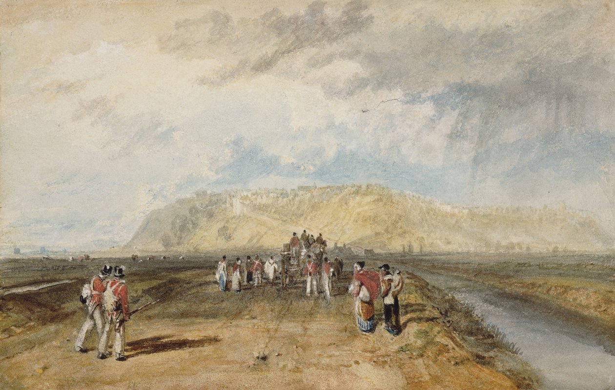 Winchelsea från Rye Road, av Joseph Mallord William Turner