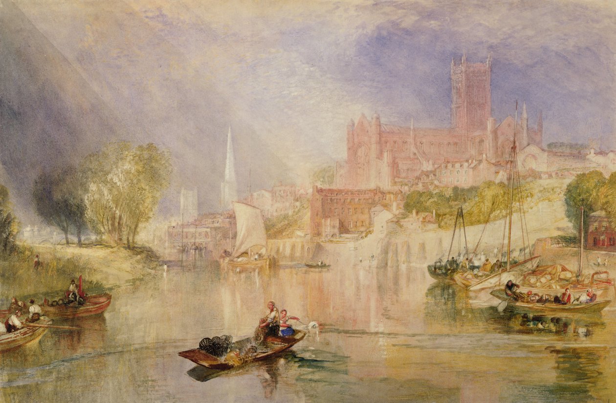 Worcester, ca 1833 av Joseph Mallord William Turner