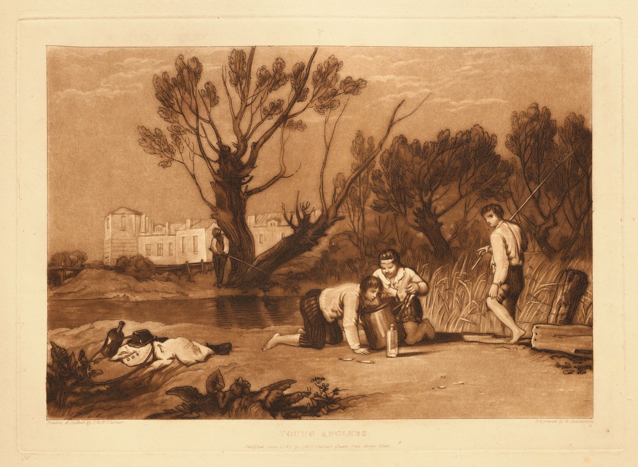 Unga sportfiskare av Joseph Mallord William Turner