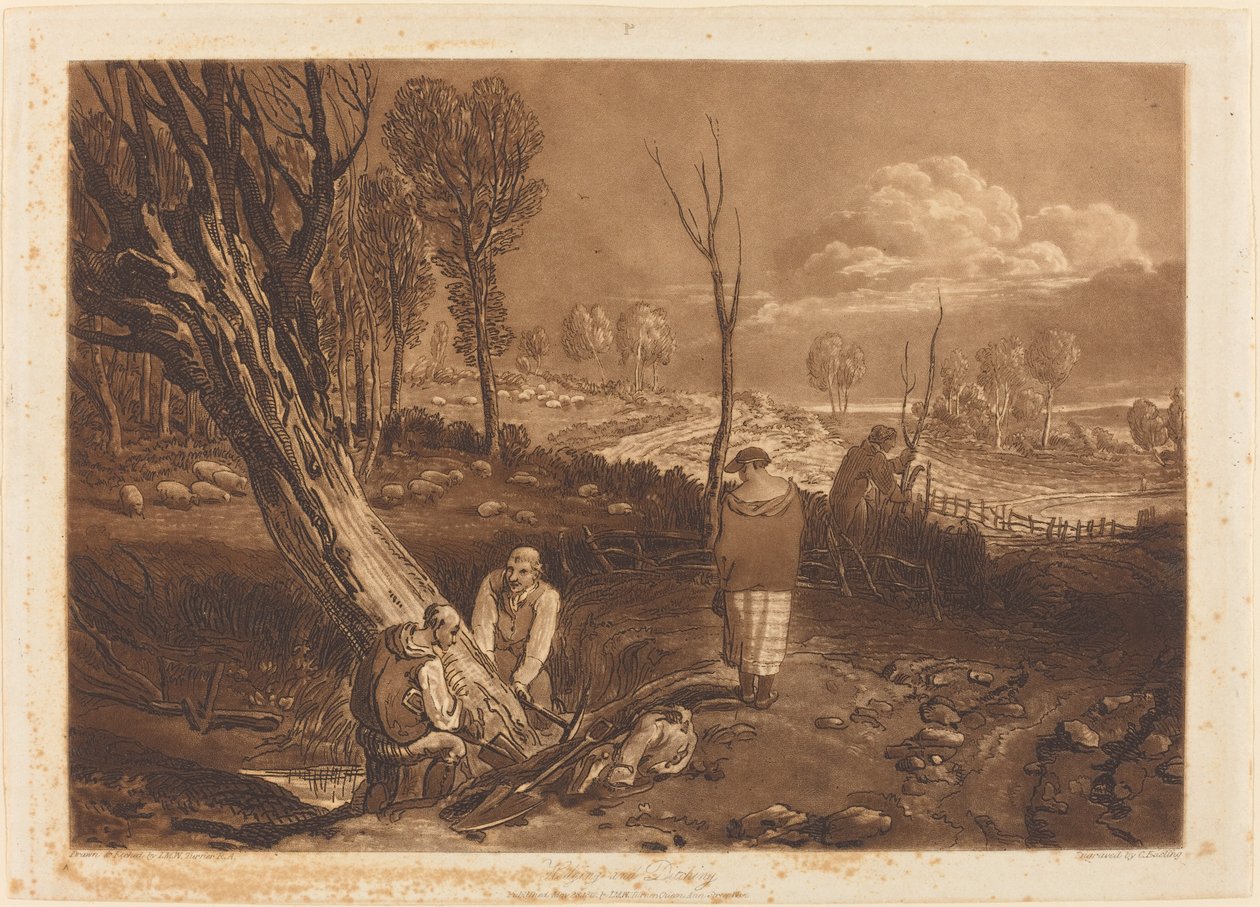 Säkring och dikning av Joseph Mallord William Turner and J.C. Easling