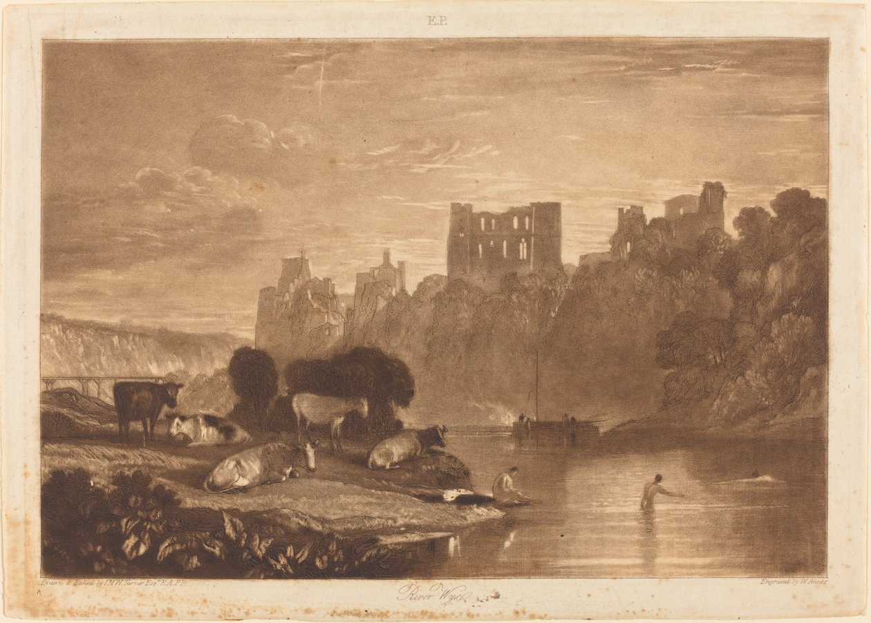 River Wye av Joseph Mallord William Turner and W.T. Annis