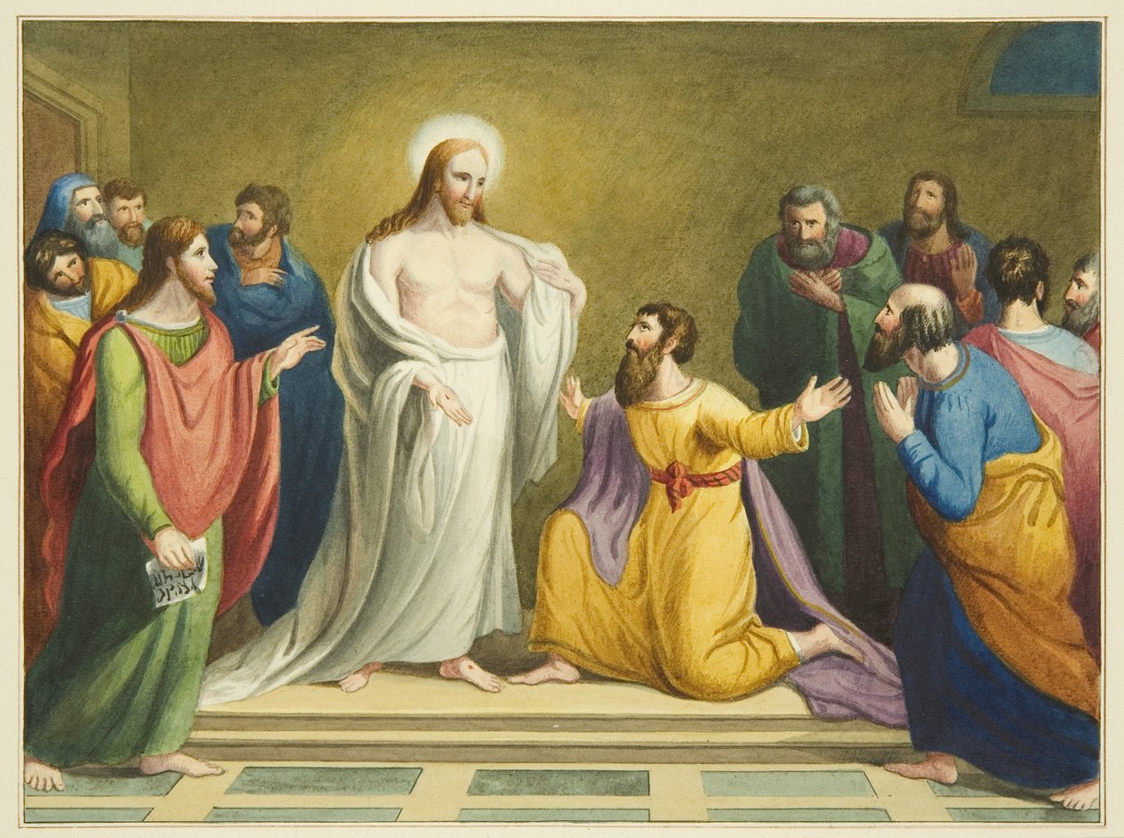 Kopia av altartavlan av John King i St Thomas Church av Joseph Manning