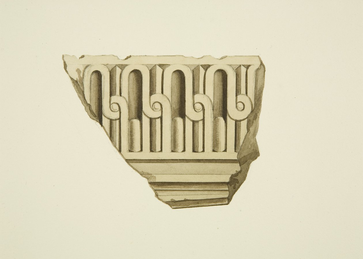 Fragment från House in Baldwin Street (akvarell på papper) av Joseph Manning