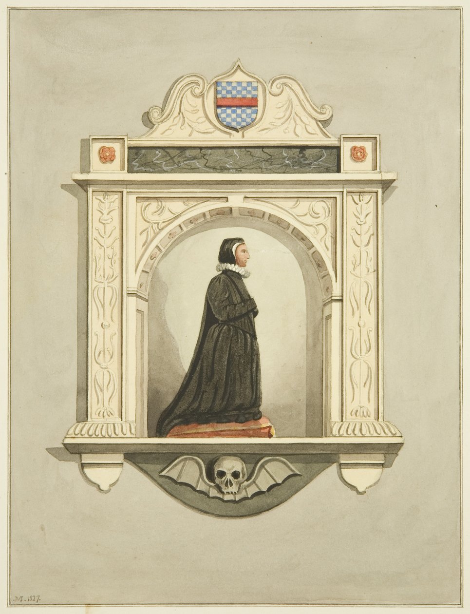 Monument över Mrs. James i St Mark