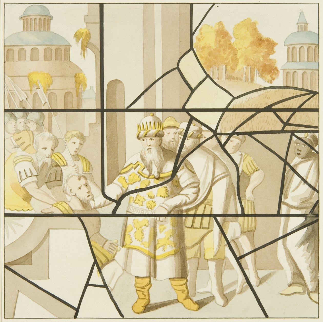 Målat glas i St Mark