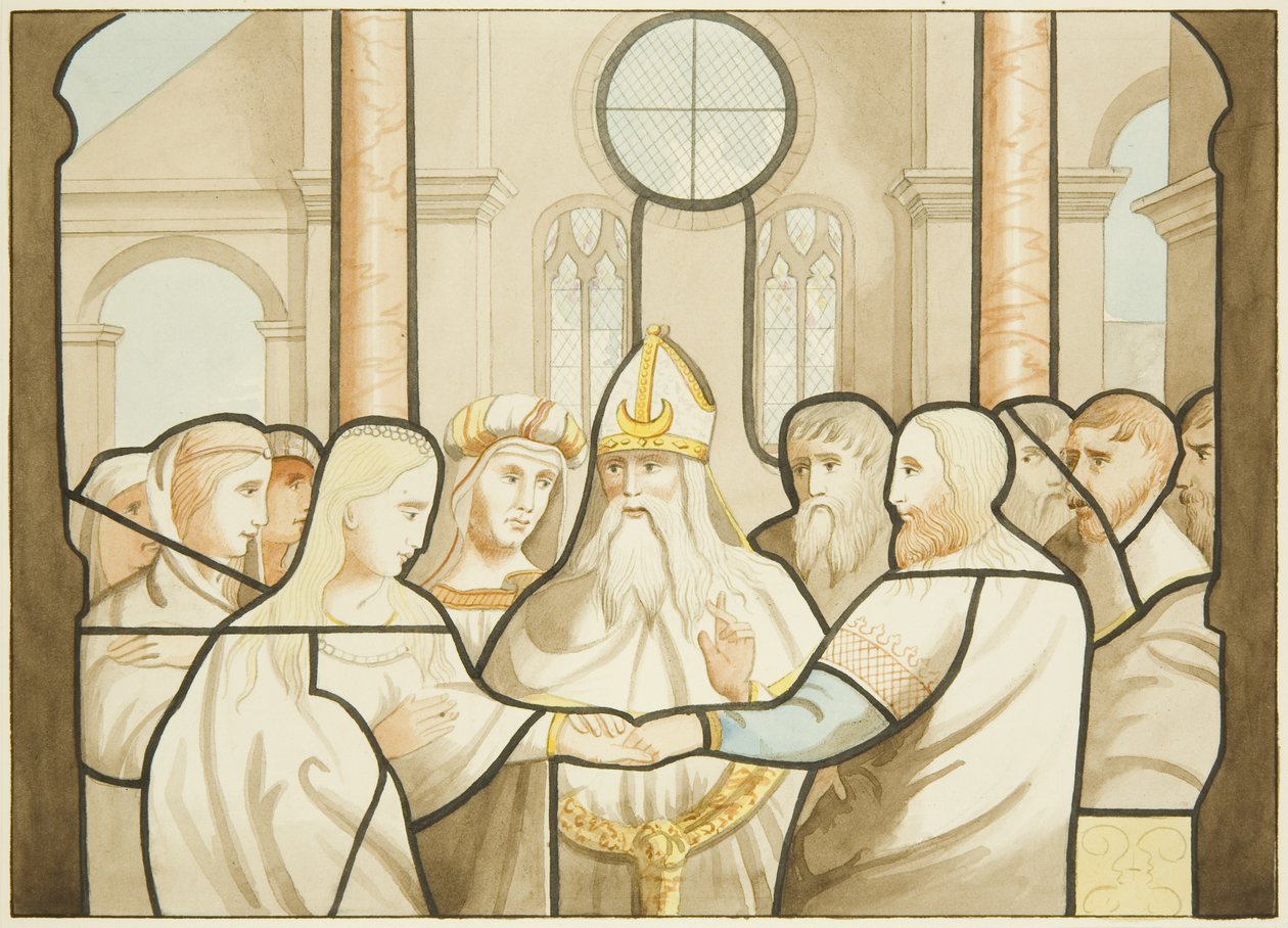 Målat glas i St Mark