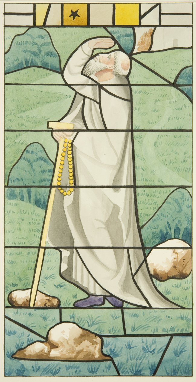 Målat glas i St Mark