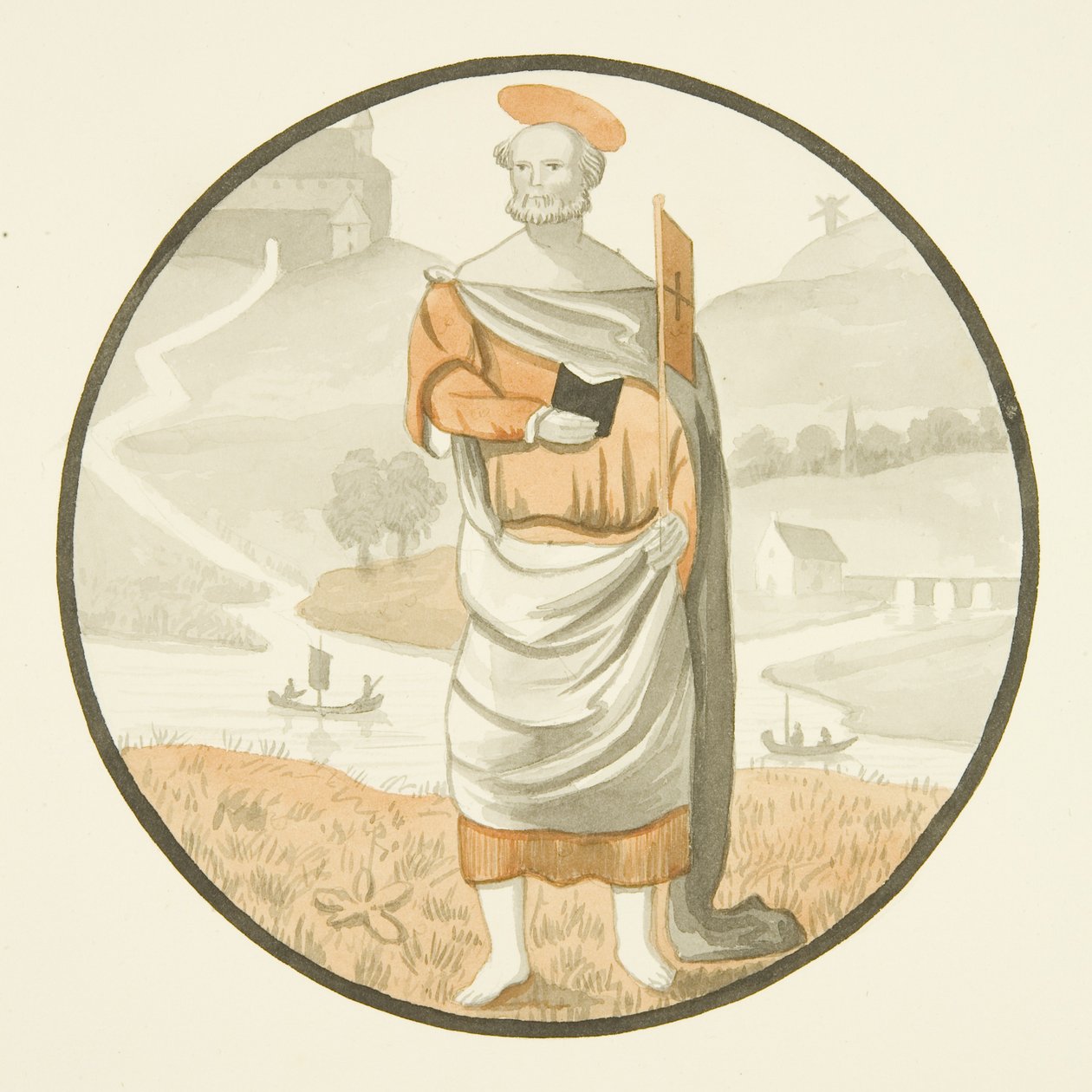 Målat glas i St Mark