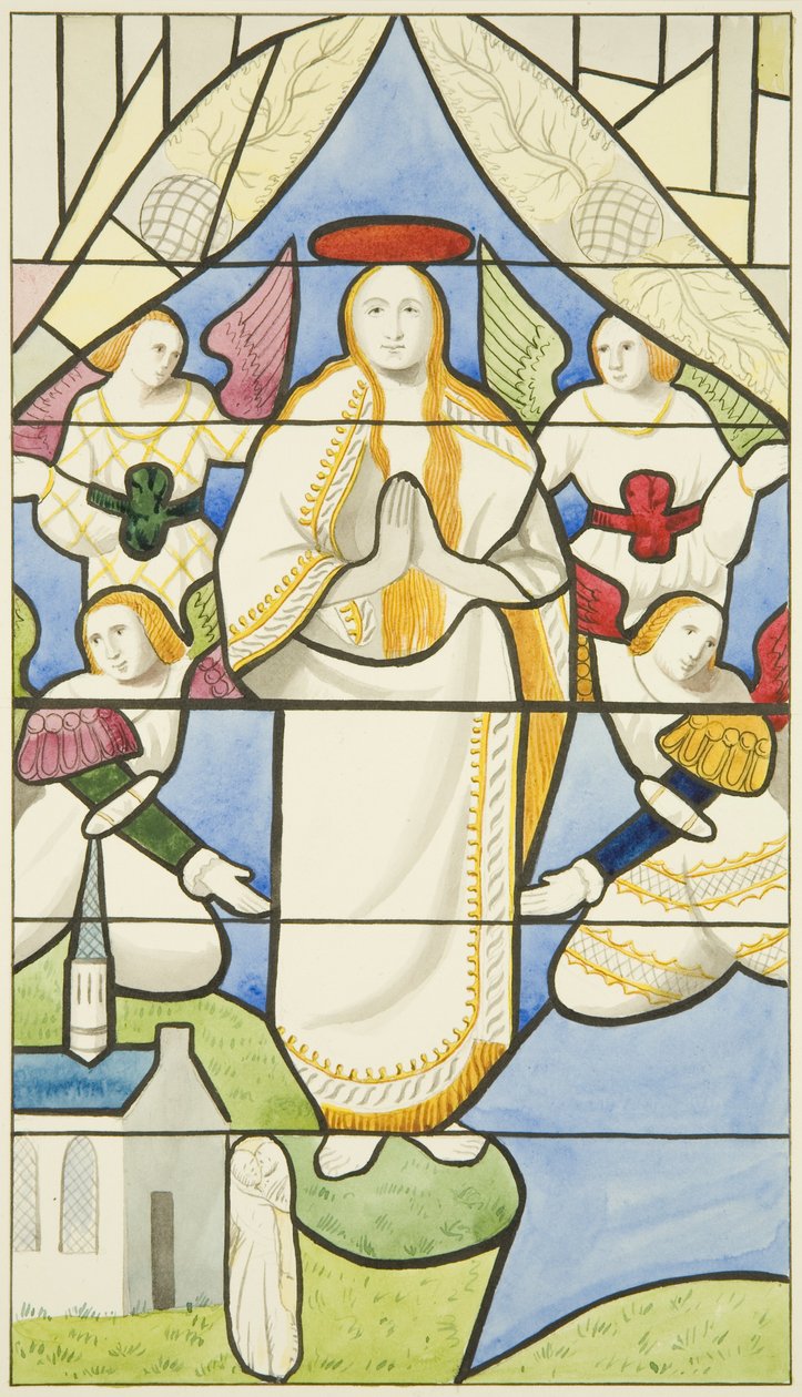 Målat glas i St Mark