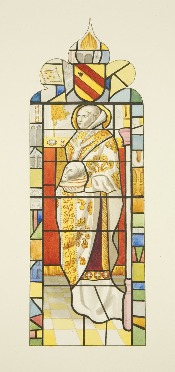 Målat glas i St Mark
