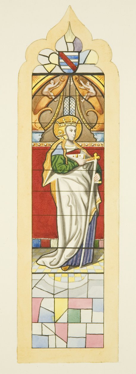 Målat glas i St Mark