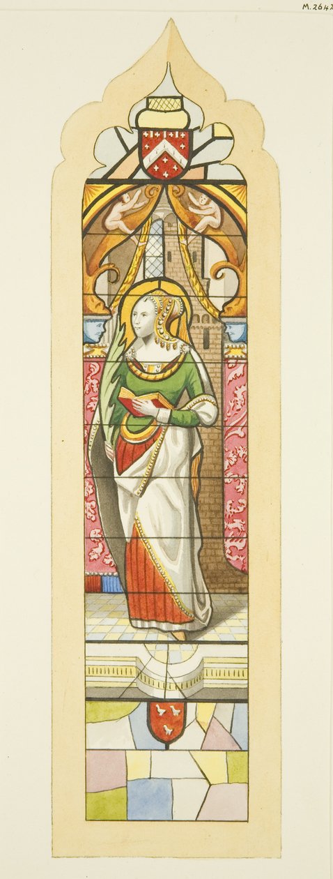 Målat glas i St Mark