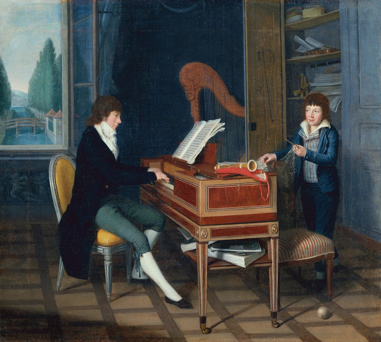 Louis och Alex Doxel av Joseph Marcellin Combette