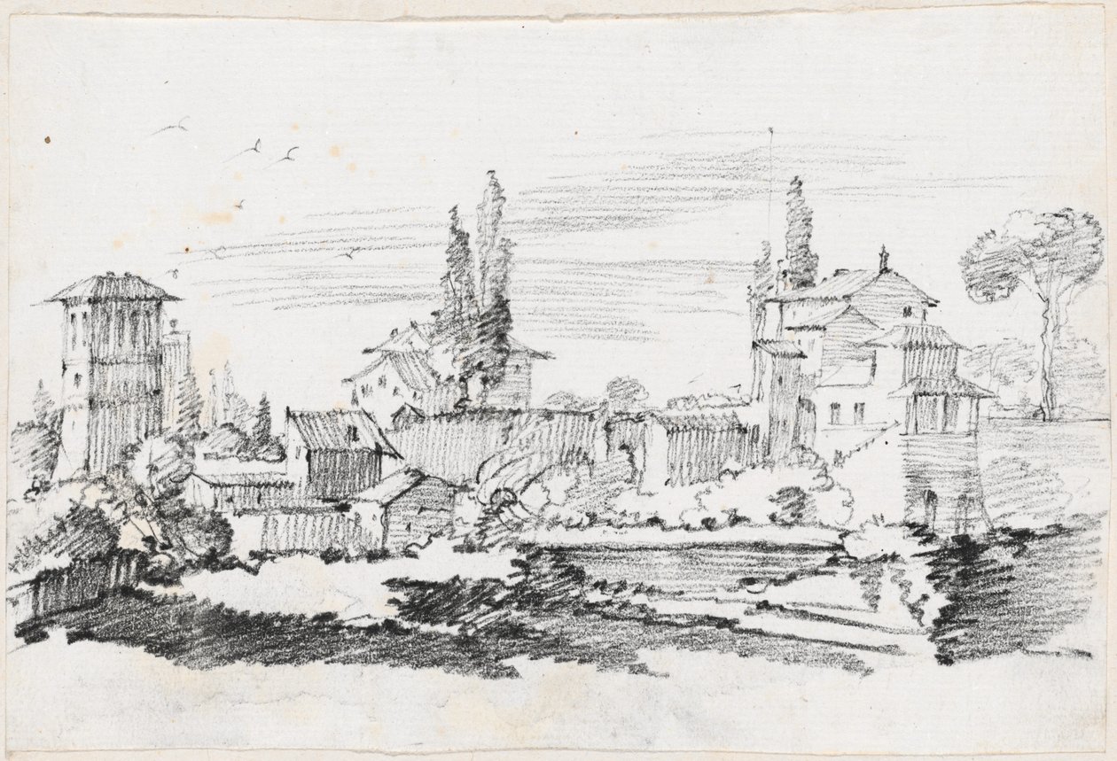 Hus i Italien av Joseph-Marie Vien