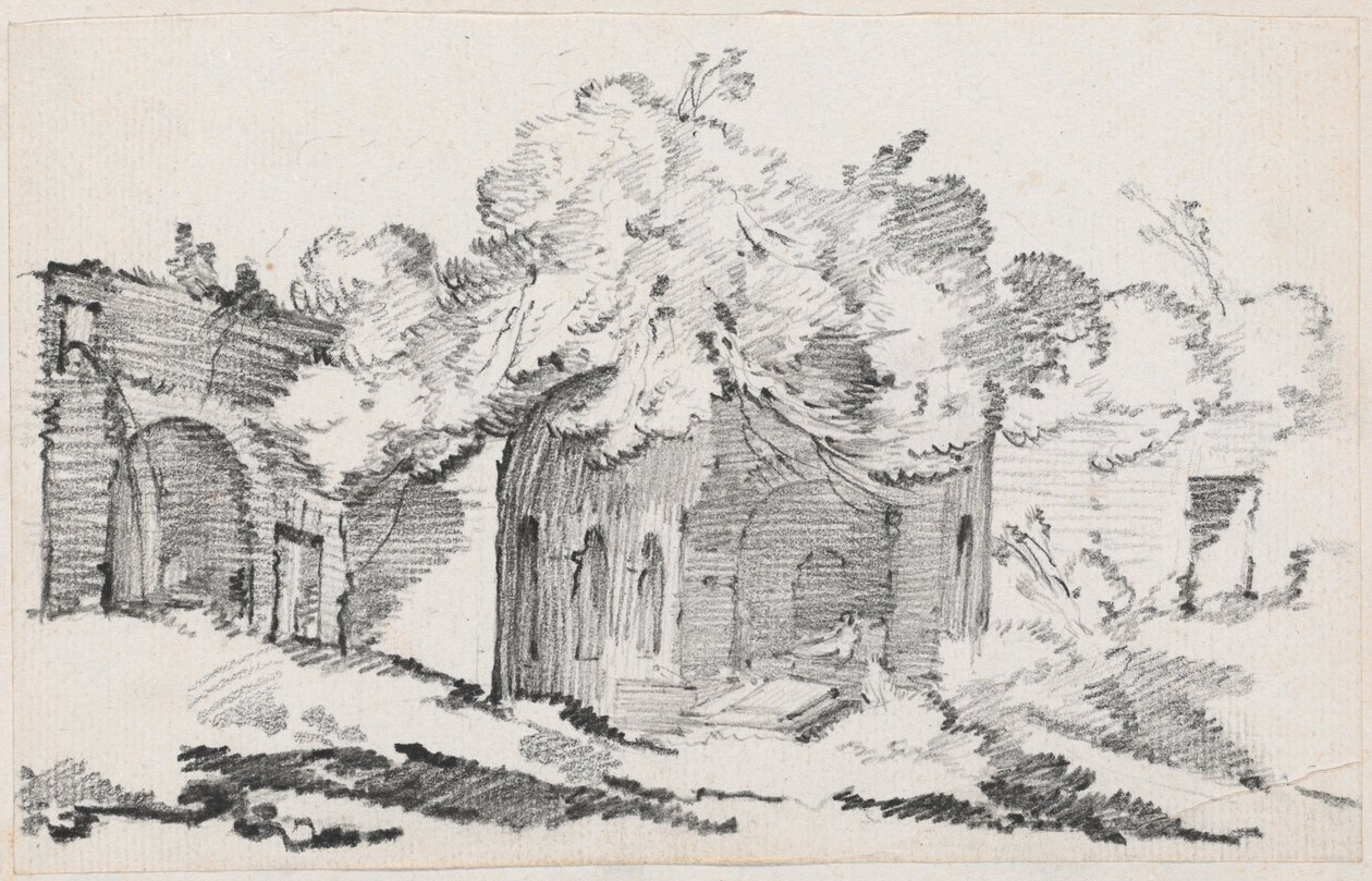 Nymfen Egerias grotta av Joseph Marie Vien