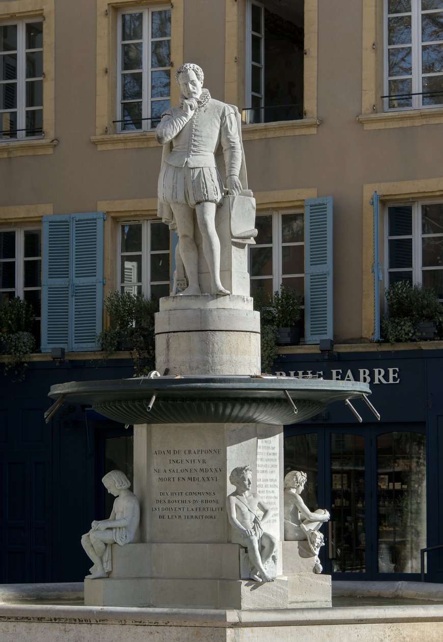 Adam av Craponne (skulptur 1800-talet) av Joseph Marius Ramus