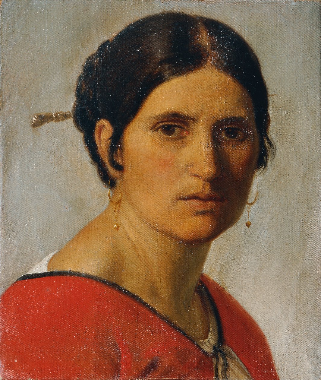 Italiensk bondkvinna av Joseph Mathias von Trenkwald