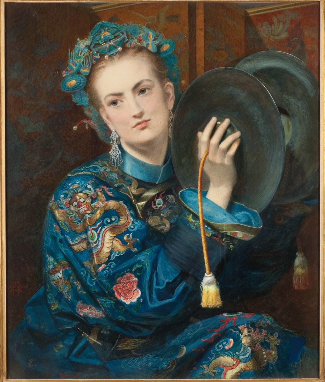 En kvinna i en orientalisk kostym, 1866 av Joseph Middleton Jopling